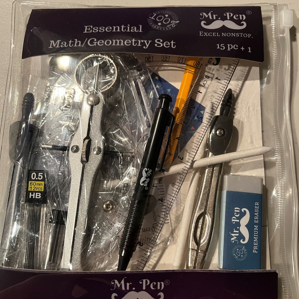 Mr. Pen Math Geometry Set